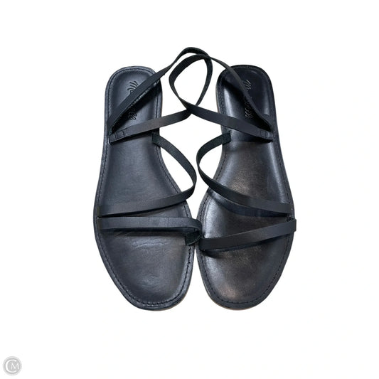 Sandals Flats By Madewell In Black, Size: 10