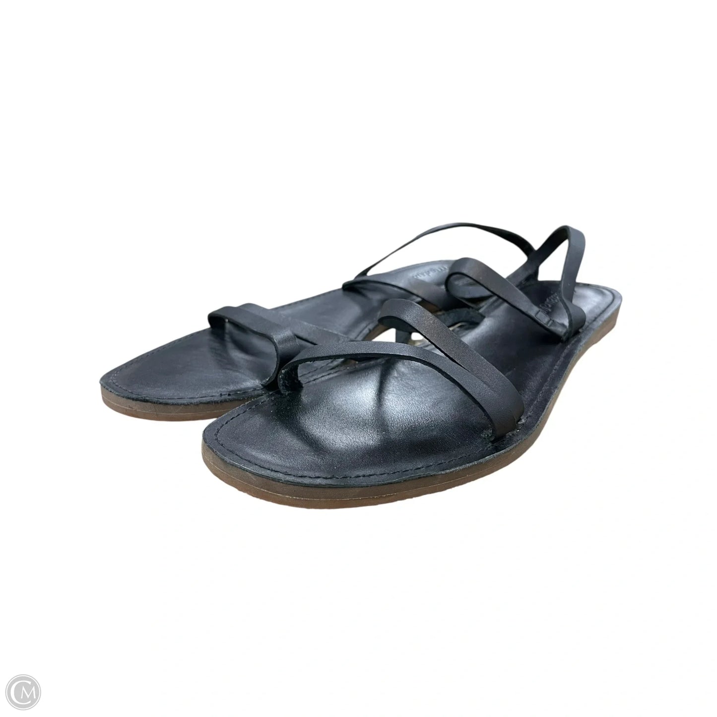 Sandals Flats By Madewell In Black, Size: 10