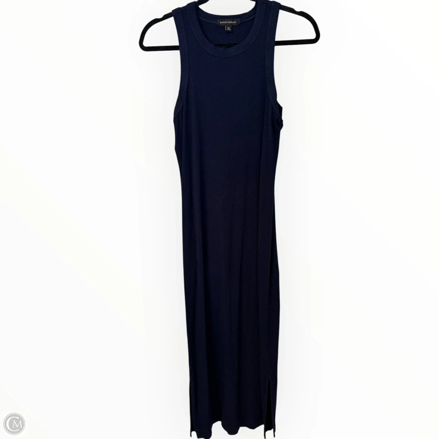 Dress Casual Maxi By Banana Republic In Navy, Size: Xs