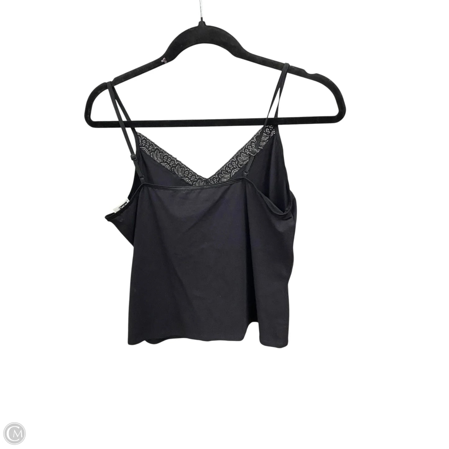 Tank Top By Clothes Mentor In Black, Size: L