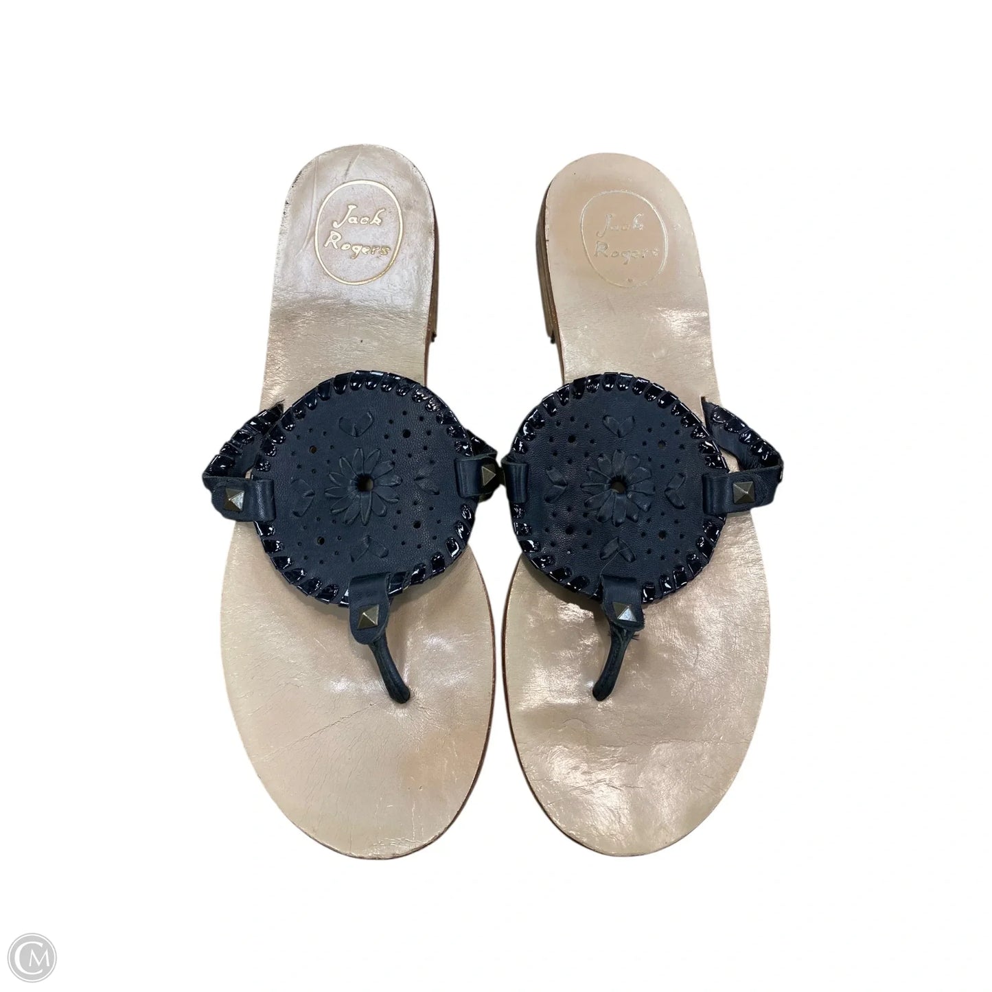 Sandals Flats By Jack Rogers In Black, Size: 9