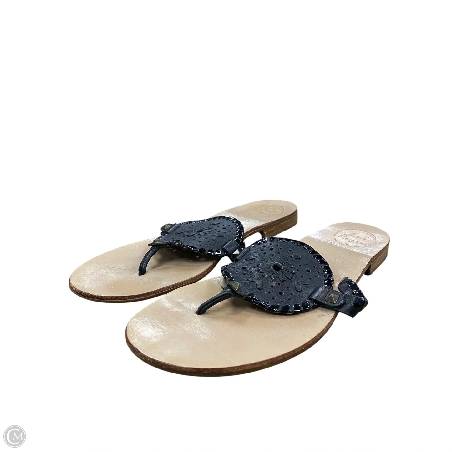 Sandals Flats By Jack Rogers In Black, Size: 9