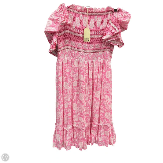 Dress Casual Short By Jodifl In Floral Print, Size: M