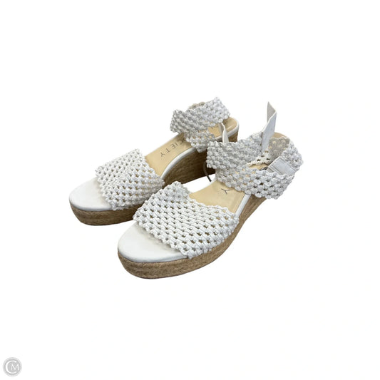 Sandals Heels Wedge By Sole Society In White, Size: 7