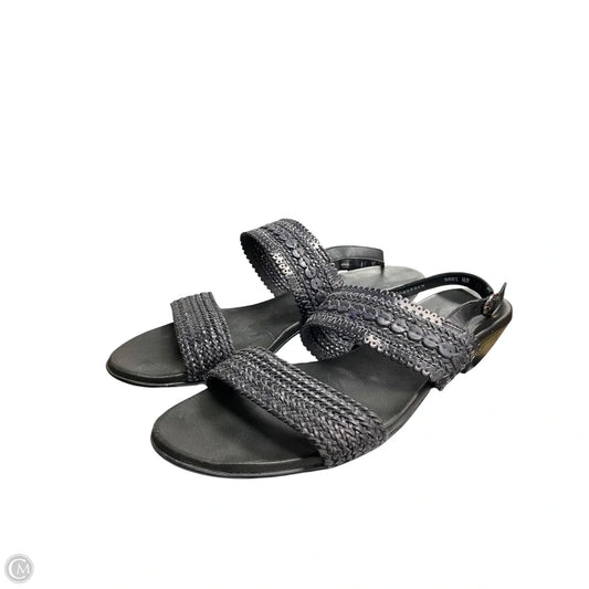 Sandals Heels Kitten By Munro In Black, Size: 11