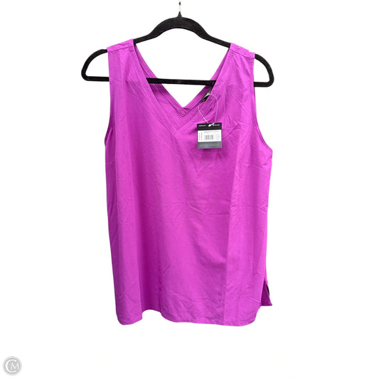 Top Sleeveless By Eddie Bauer In Purple, Size: L
