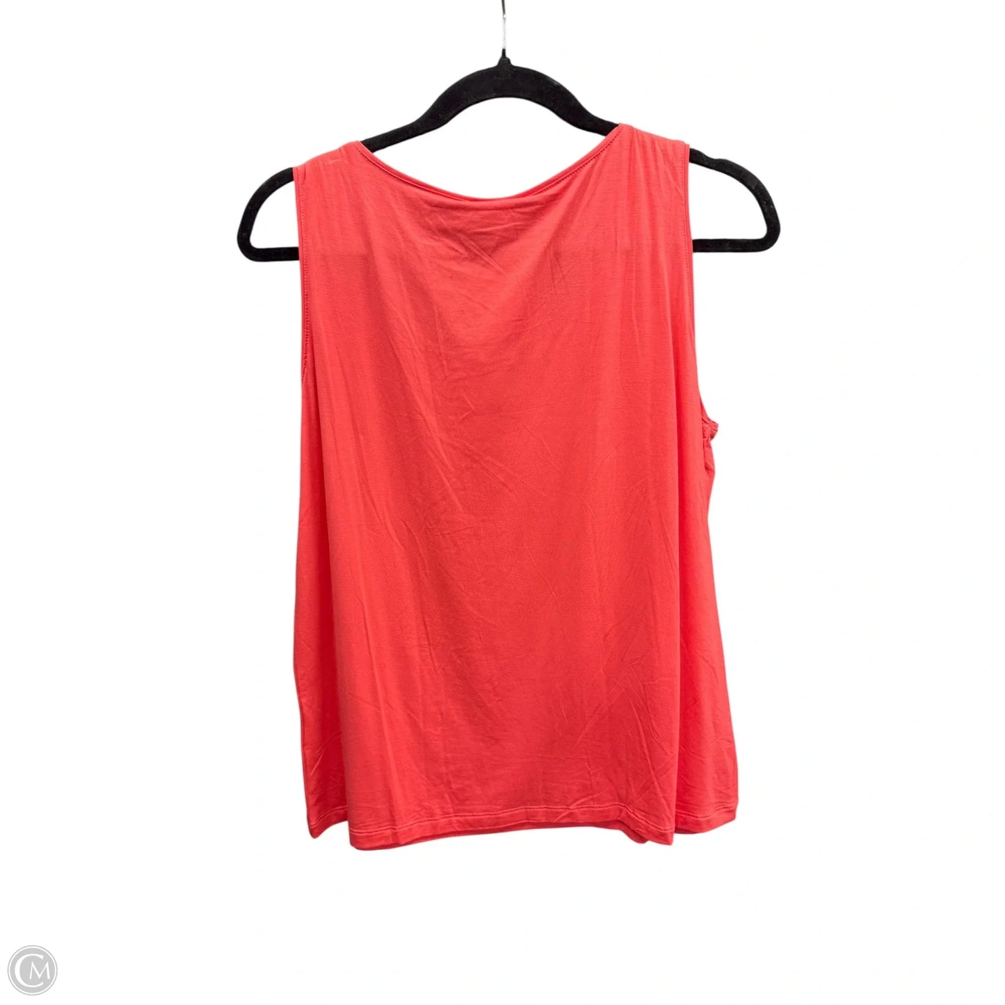 Top Sleeveless Basic By Clothes Mentor In Orange, Size: L