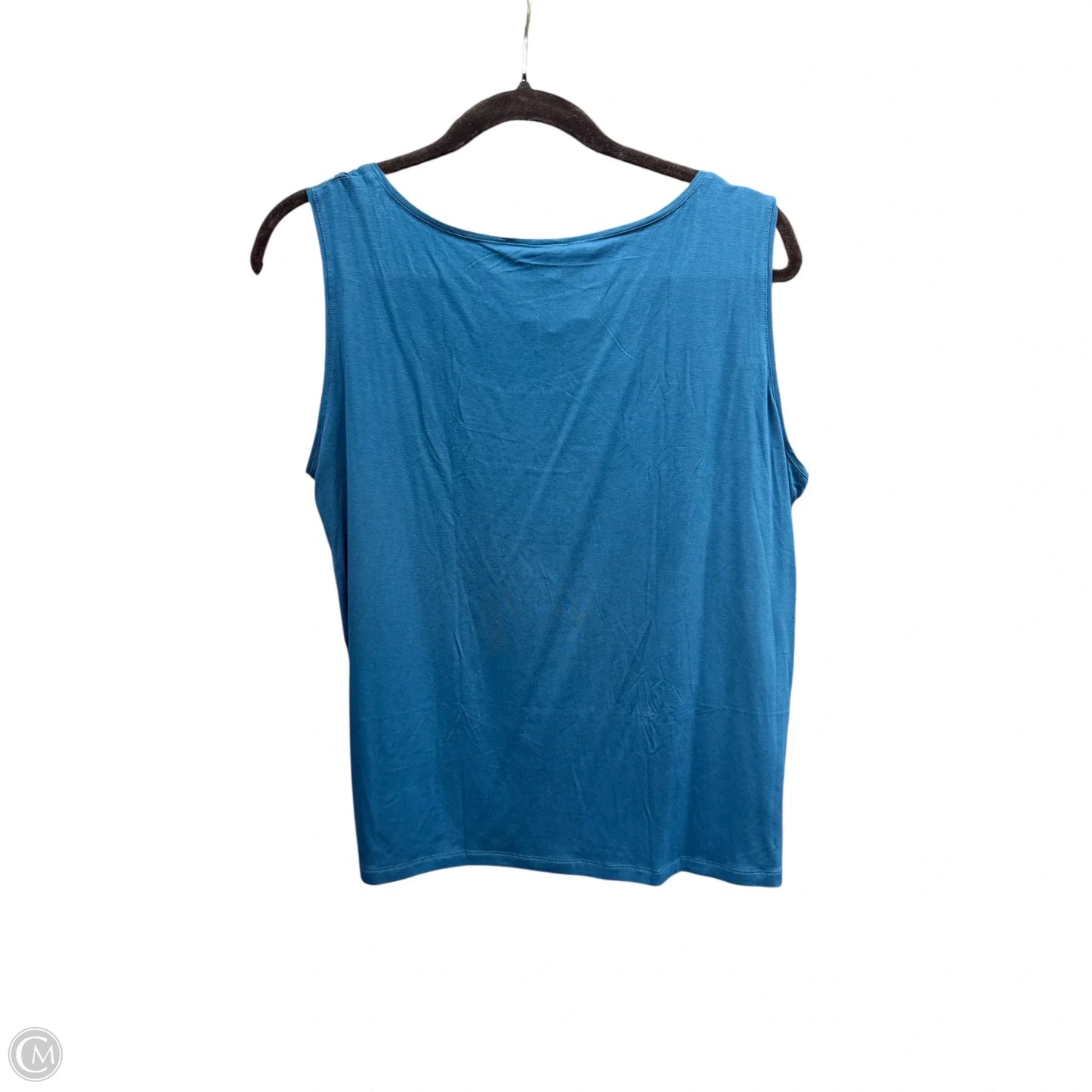 Top Sleeveless Basic By Clothes Mentor In Blue, Size: Xl