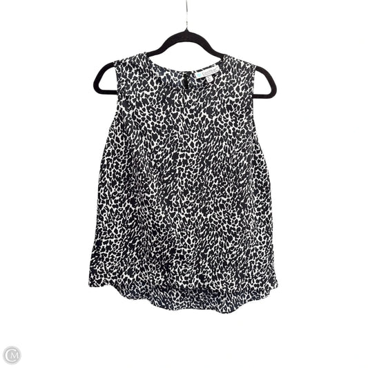 Top Sleeveless By Coolibar In Black & White, Size: M