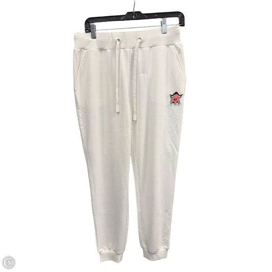 Pants Lounge By Badgley Mischka In Cream, Size: M