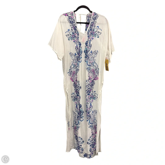 Swimwear Cover-up By Target-designer In Blue & White, Size: M