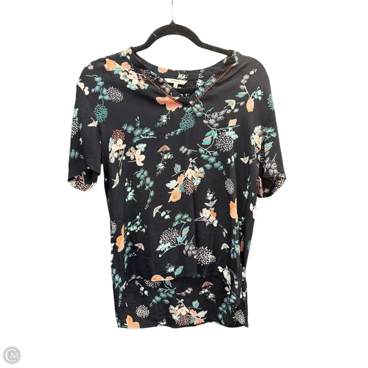 Top Short Sleeve By Clothes Mentor In Floral Print, Size: S