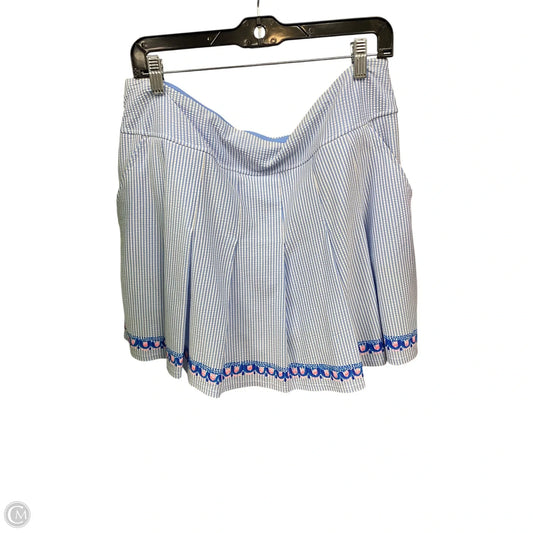 Skort Designer By Lilly Pulitzer In Striped Pattern, Size: 16