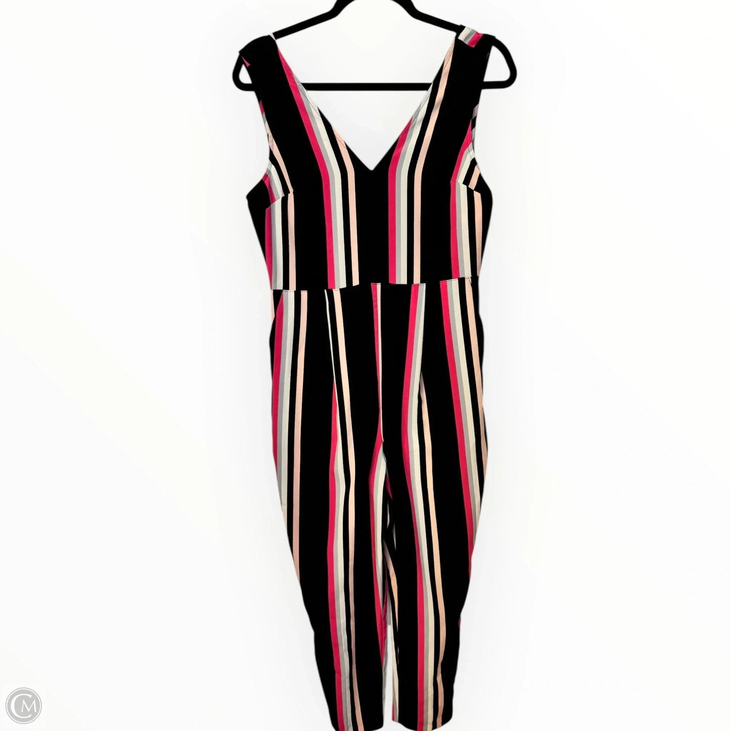 Jumpsuit By Express In Striped Pattern, Size: S