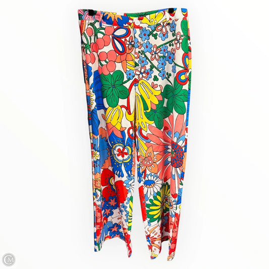 Pants Wide Leg By Clothes Mentor In Floral Print, Size: Xl