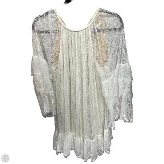 Dress Designer By Alice + Olivia In Cream, Size: S