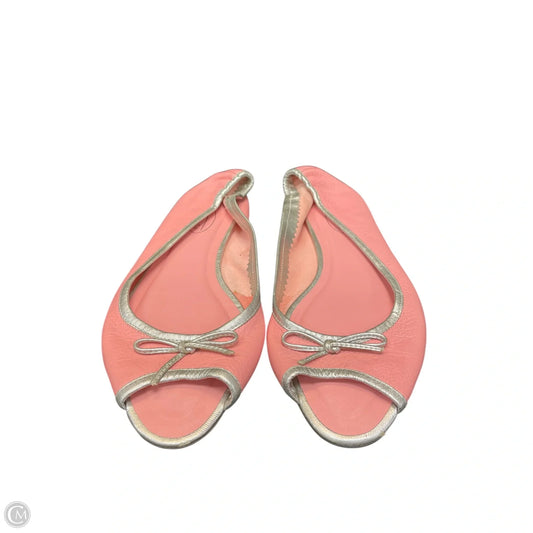 Shoes Flats By Talbots In Pink & Silver, Size: 8.5