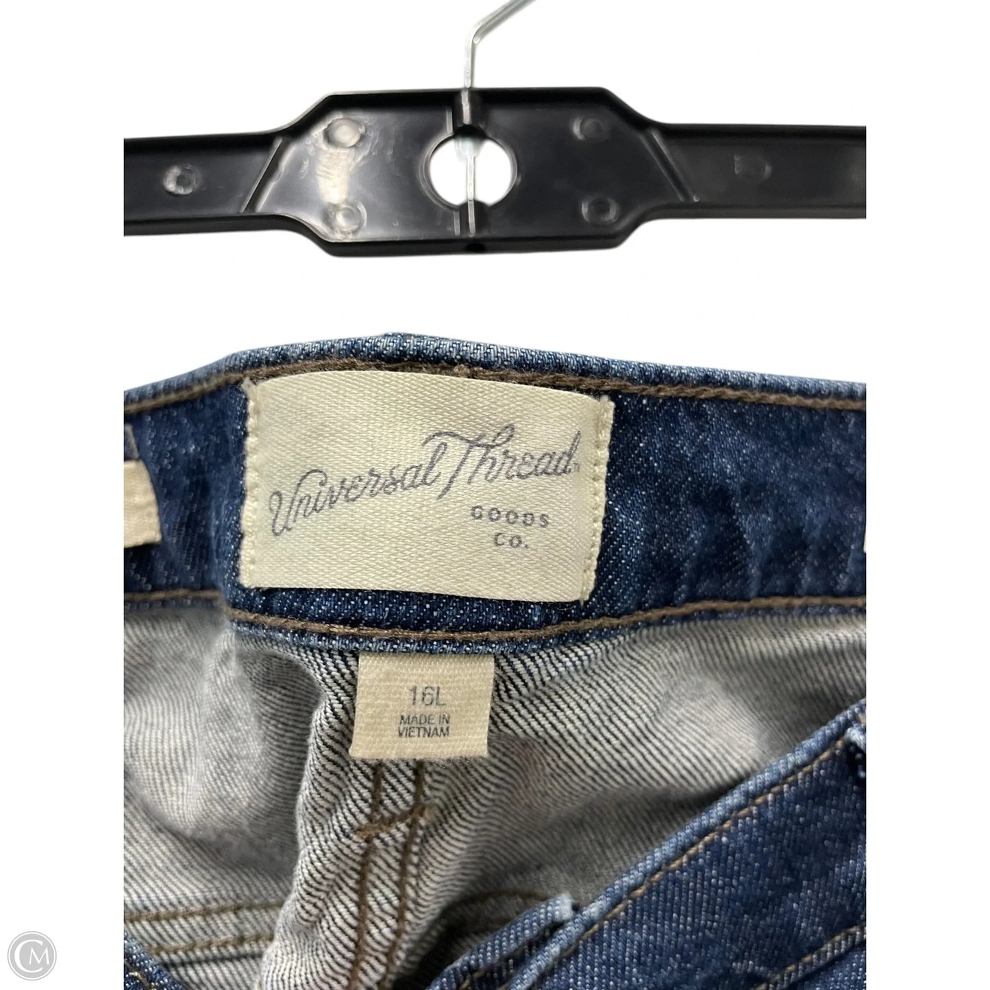Jeans Straight By Universal Thread In Blue, Size: 16l
