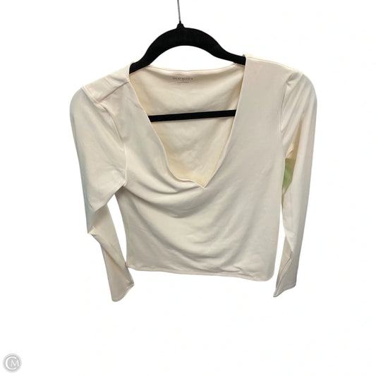 Top Long Sleeve By Old Navy In Cream, Size: M