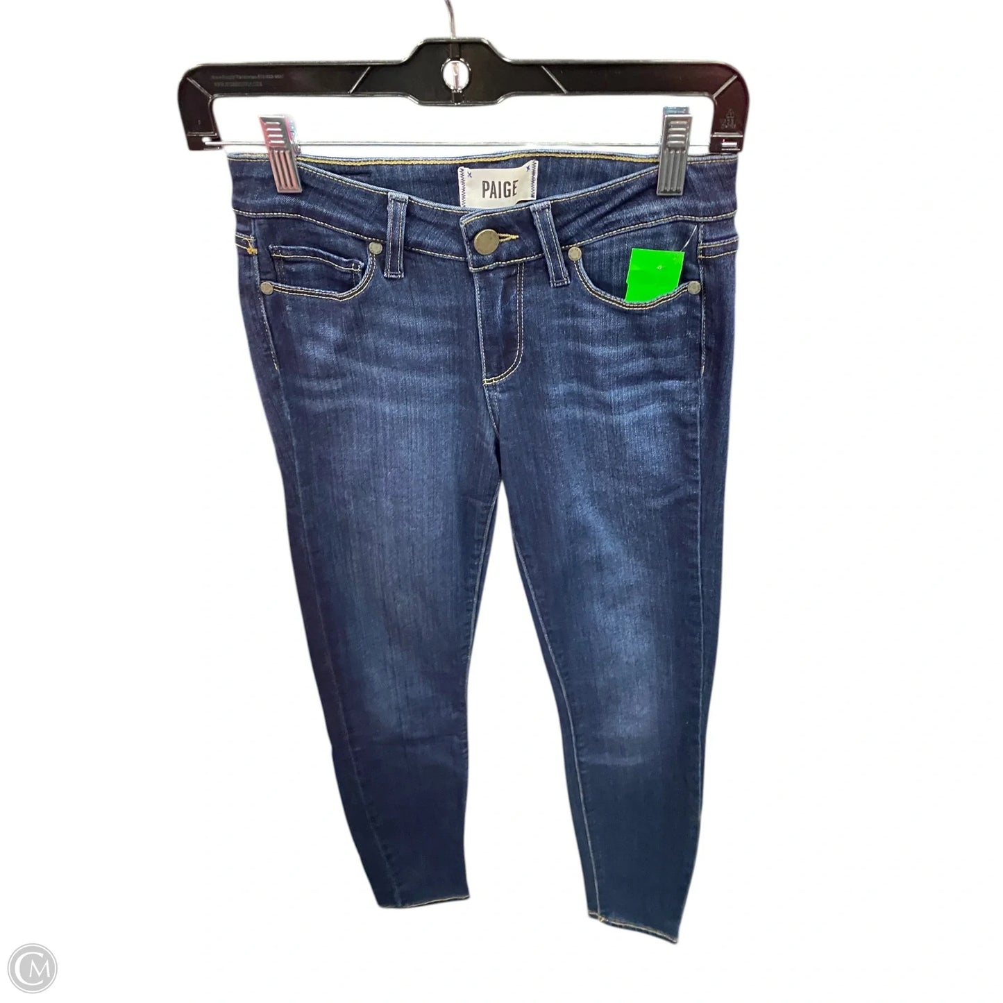 Jeans Skinny By Paige In Blue, Size: 2