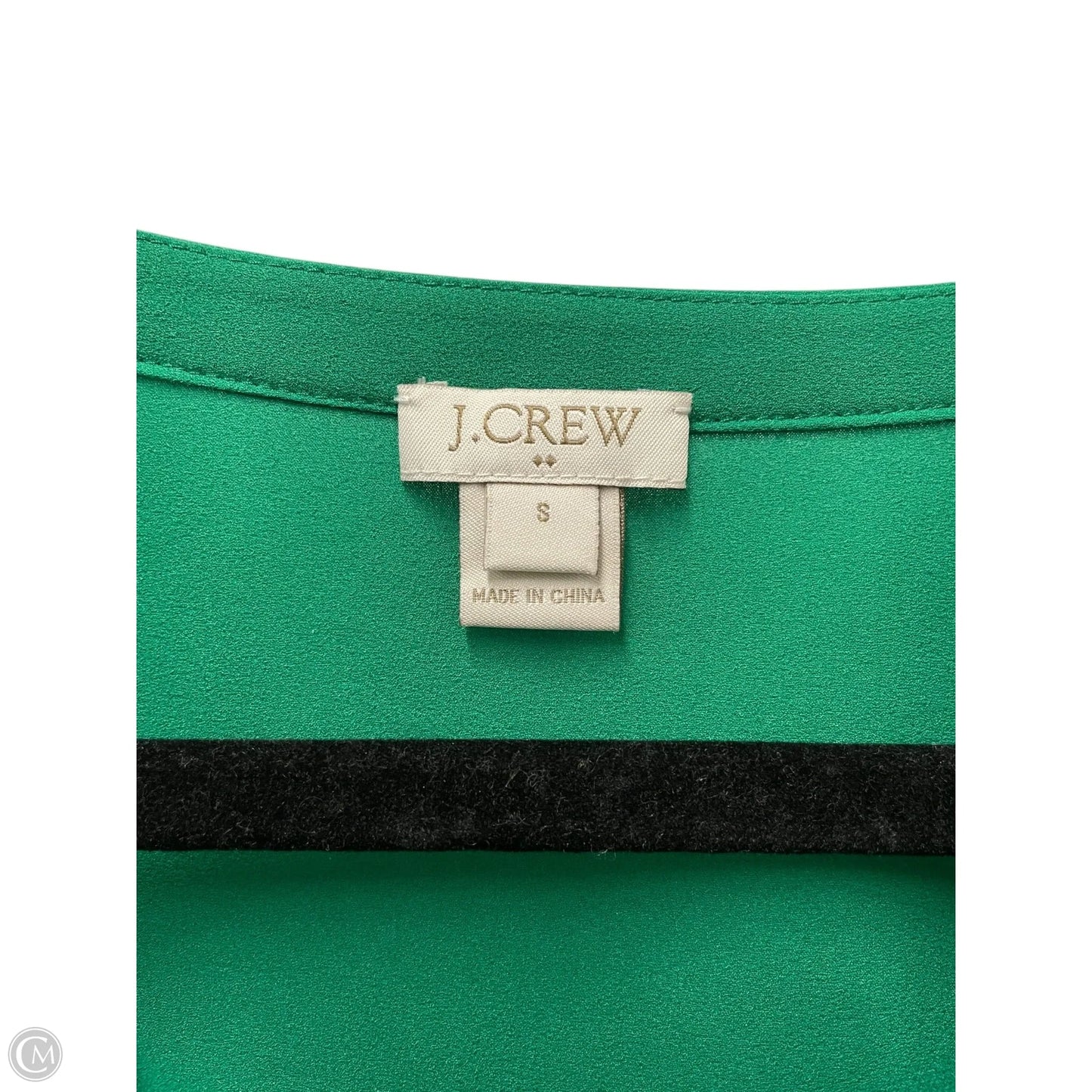Blouse 3/4 Sleeve By J. Crew In Green, Size: S
