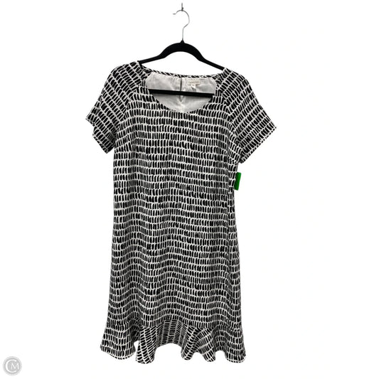 Dress Casual Short By Garnet Hill In Black & White, Size: 4