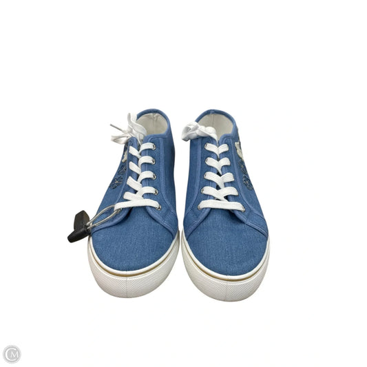 Shoes Sneakers By Cato In Blue, Size: 10
