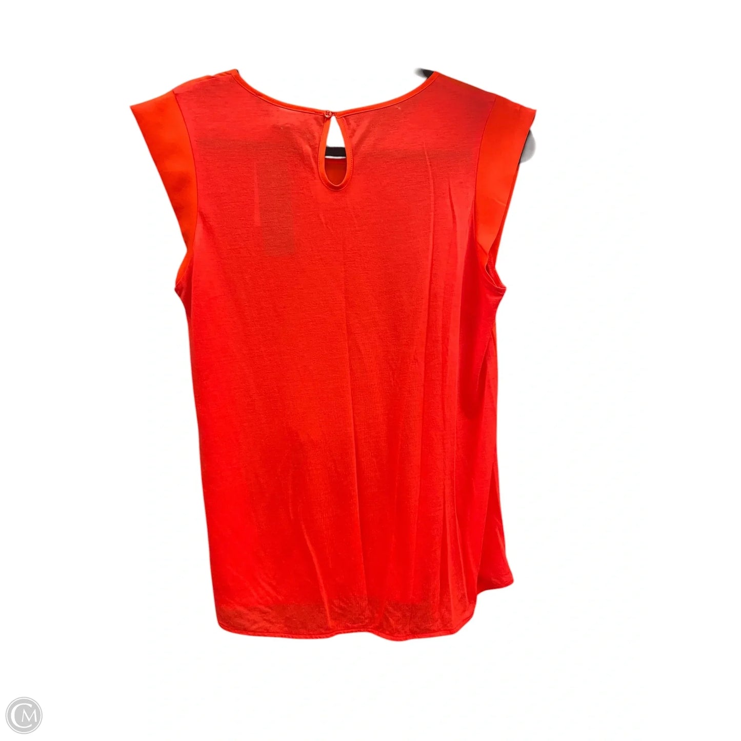 Blouse Short Sleeve By French Connection In Red, Size: L
