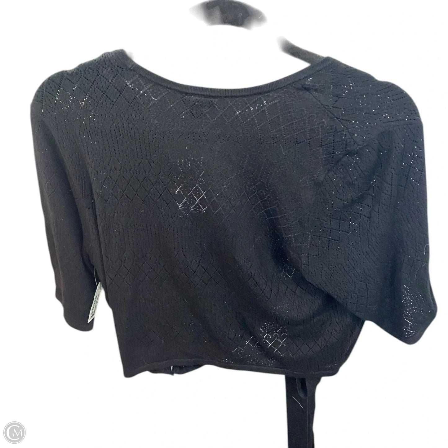Sweater Cardigan By Torrid In Black, Size: 1x