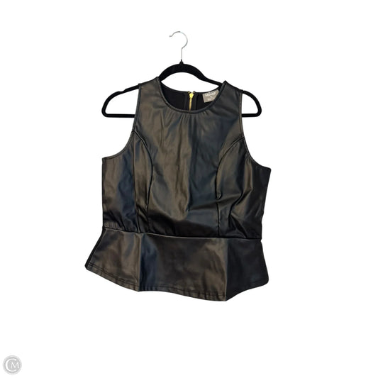 Top Sleeveless By Clothes Mentor In Black, Size: Xl