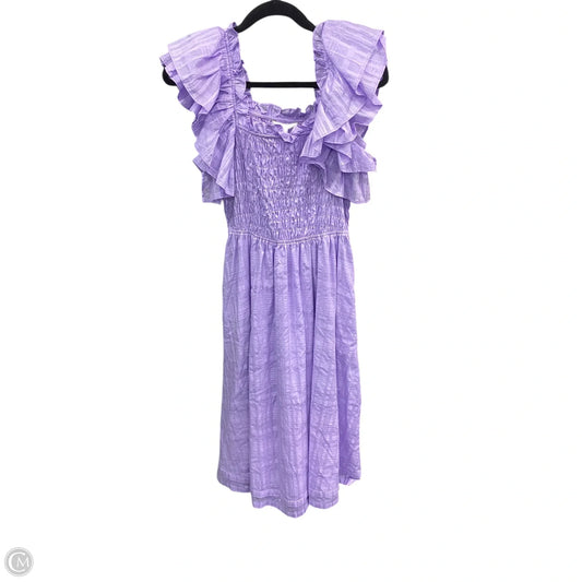 Dress Casual Maxi By Banana Republic In Purple, Size: Xs