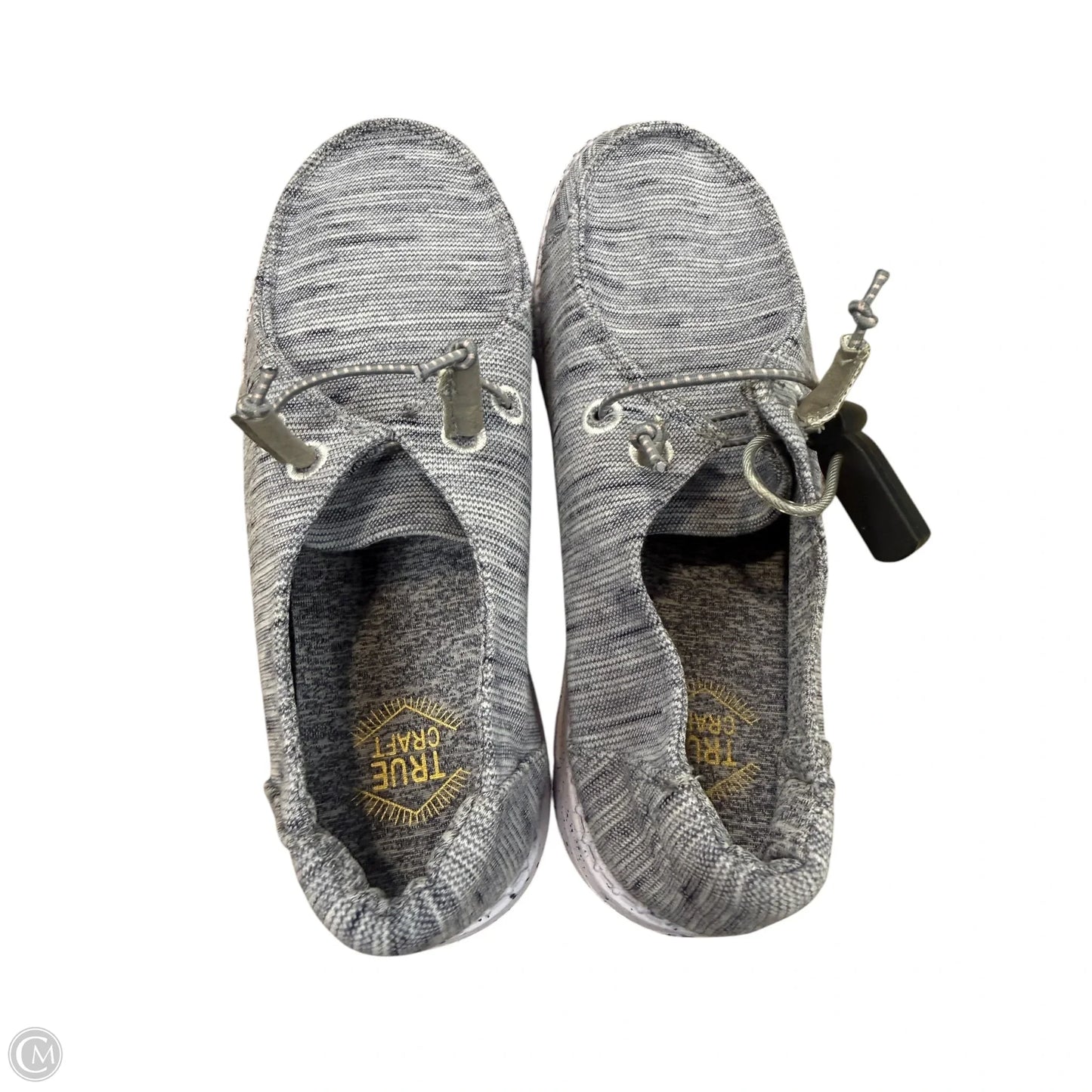 Shoes Sneakers By True Craft In Grey & White, Size: 6