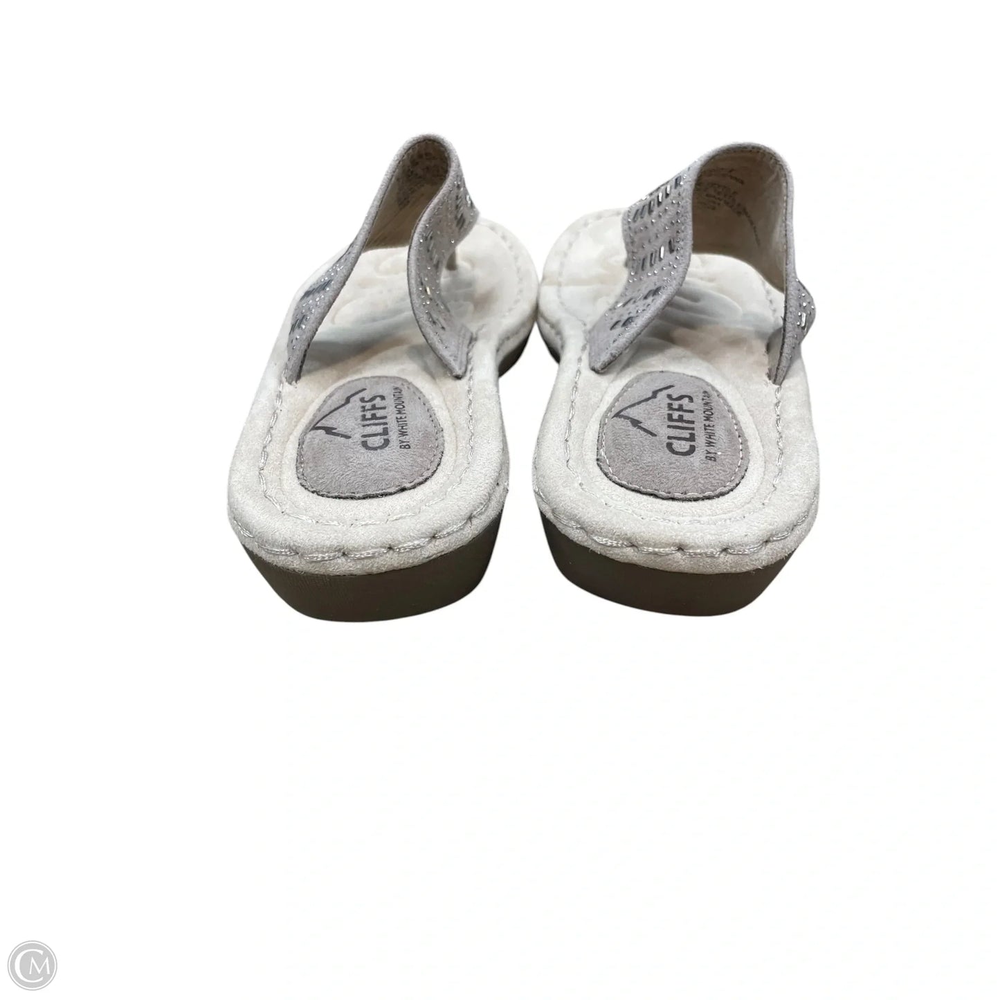 Sandals Heels Wedge By White Mountain In Tan, Size: 6.5