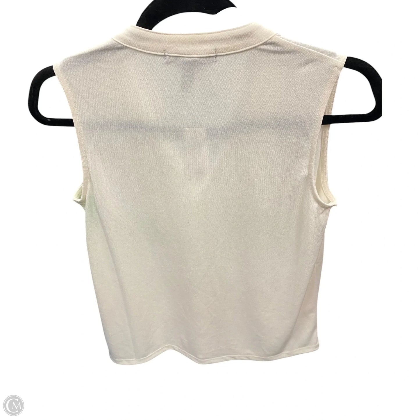 Top Sleeveless By Banana Republic In Cream, Size: Xs