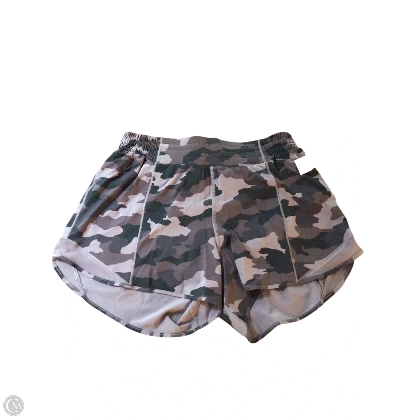 Athletic Shorts By Lululemon In Camouflage Print, Size: 10