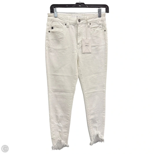 Jeans Skinny By Kancan In White, Size: 6