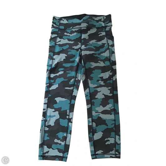 Athletic Leggings Capris By Lululemon In Camouflage Print, Size: 10