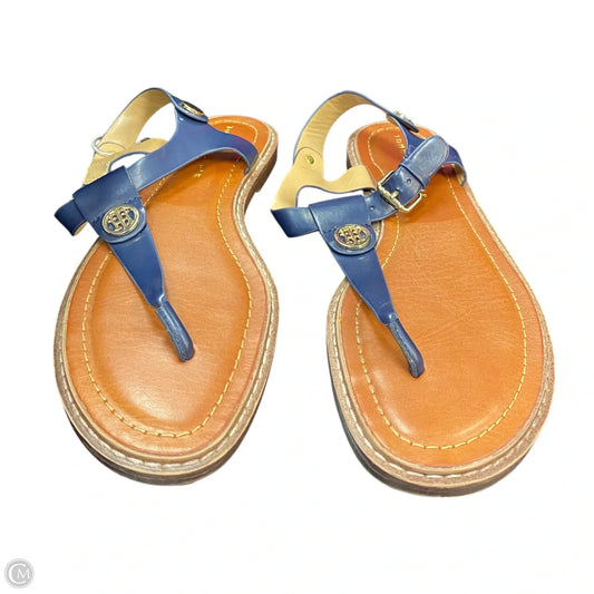 Sandals Flats By Tommy Hilfiger In Navy, Size: 8.5
