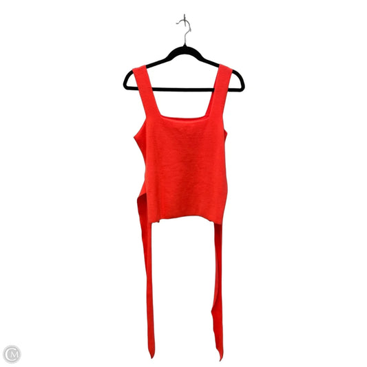 Top Sleeveless By Anthropologie In Orange, Size: M