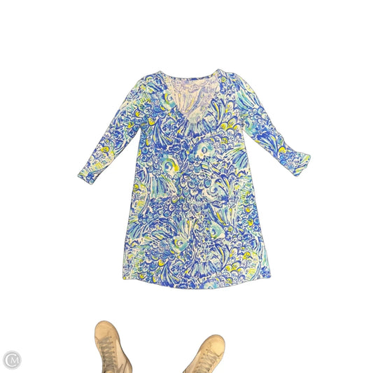 Dress Designer By Lilly Pulitzer In Blue & Green, Size: S