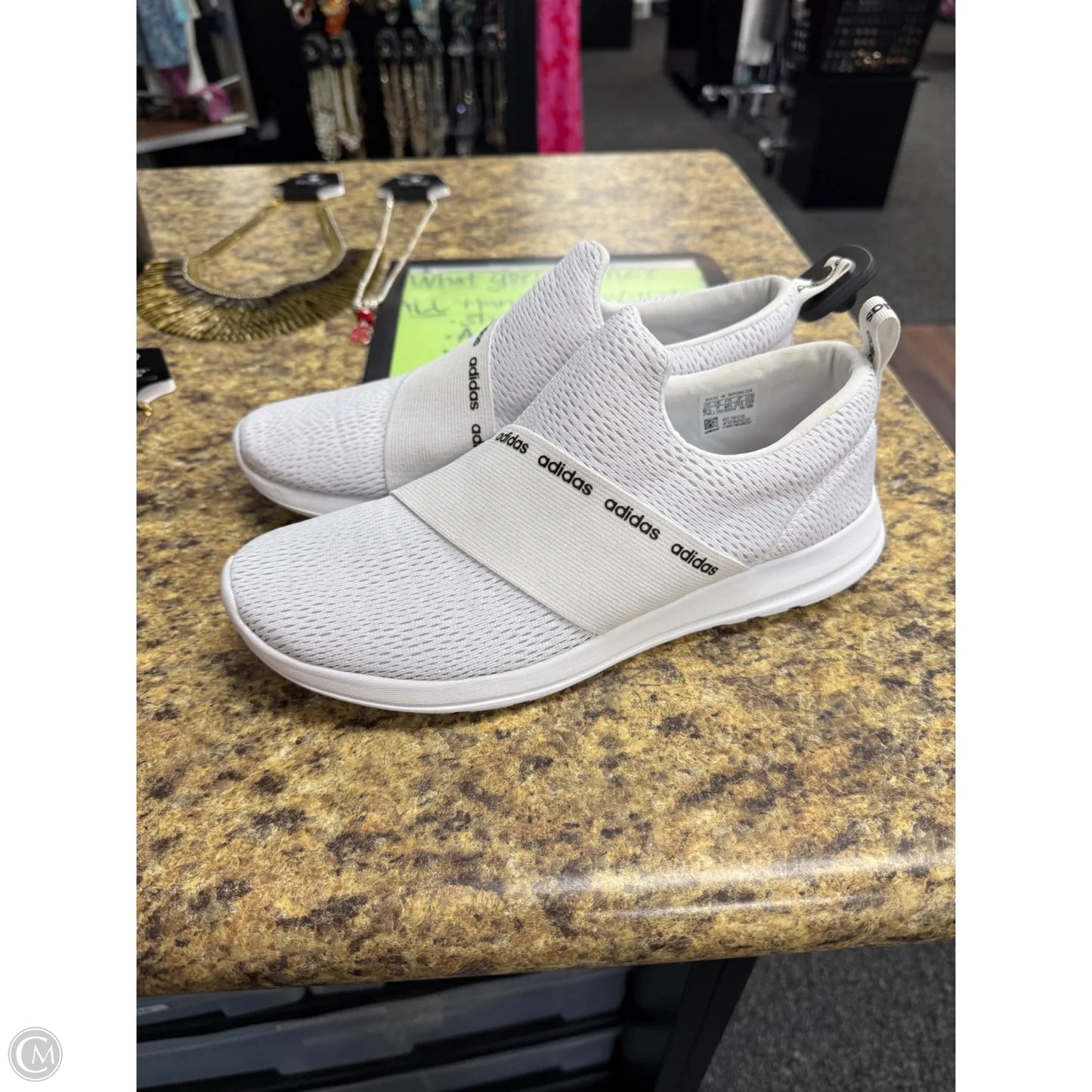 Shoes Athletic By Adidas In White, Size: 8.5