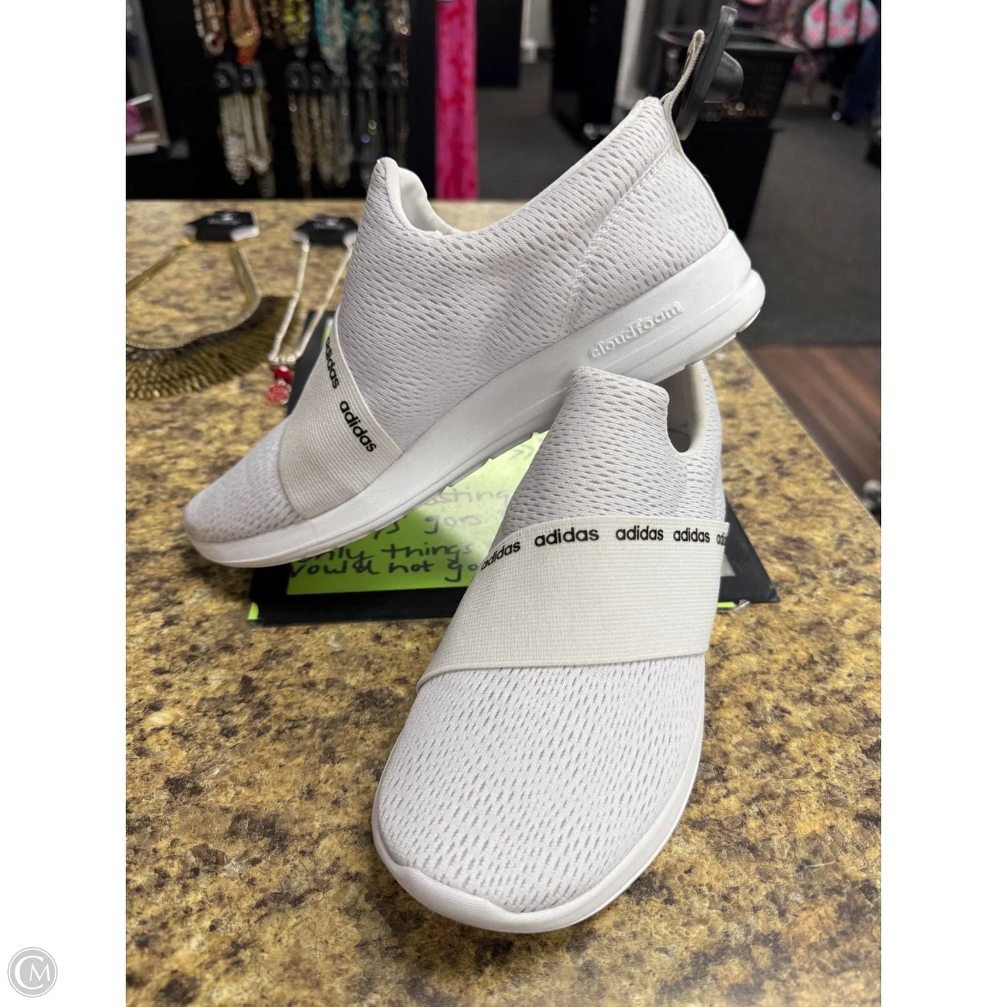 Shoes Athletic By Adidas In White, Size: 8.5