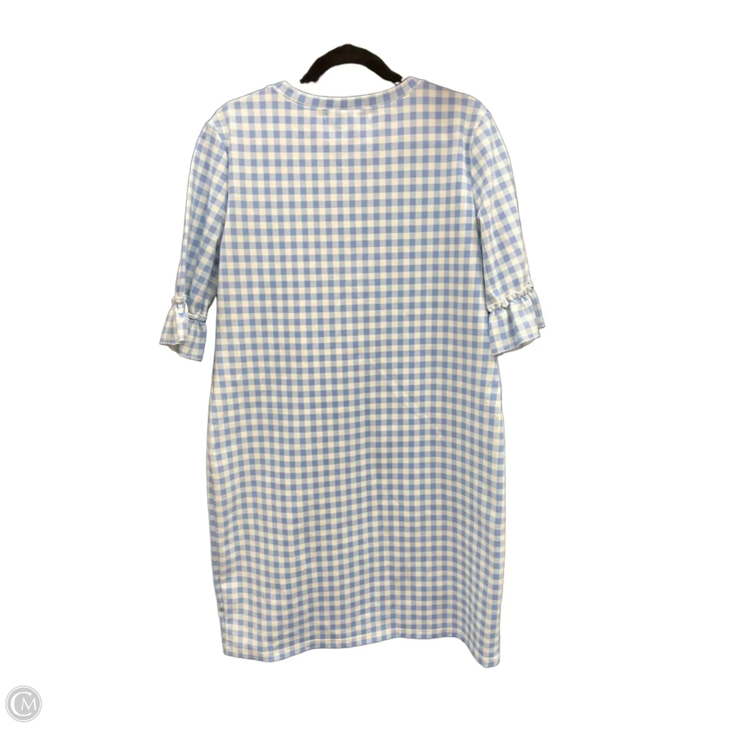 Dress Casual Short By Cmb In Checkered Pattern, Size: Xl