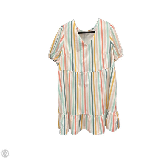 Dress Casual Short By Shein In Striped Pattern, Size: 4x