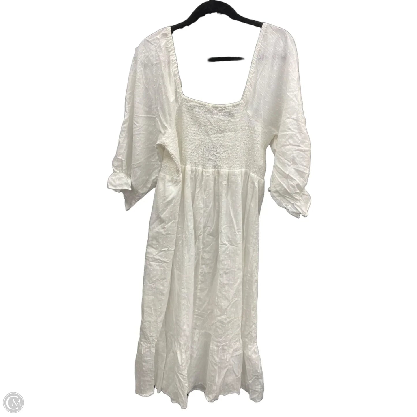 Dress Casual Maxi By Primark In White, Size: 18