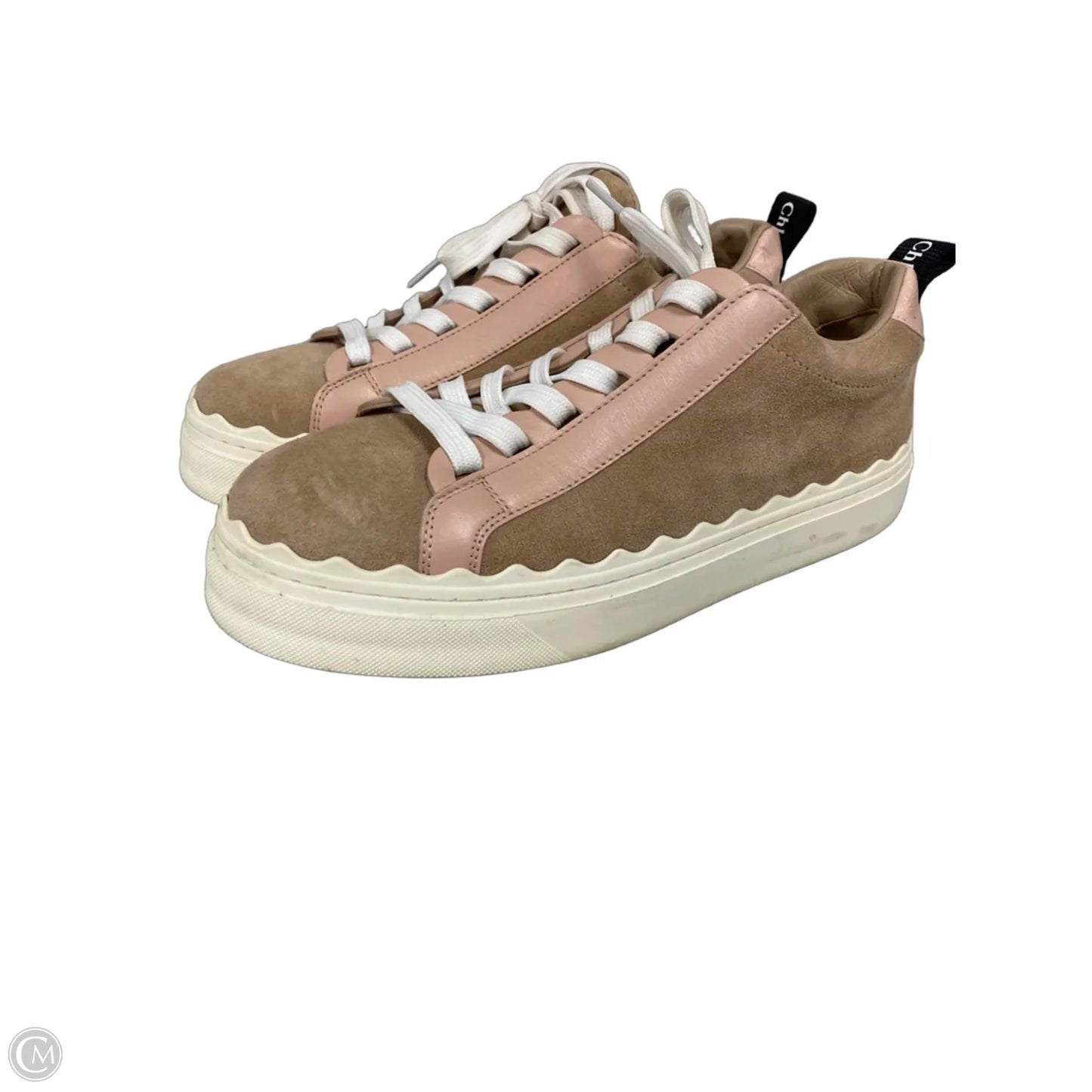 Shoes Luxury Designer By Chloe In Pink, Size: 6.5