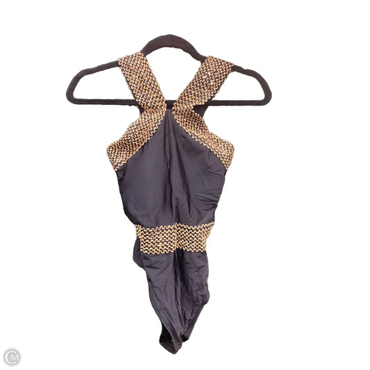 Swimsuit By Shein In Black & Gold, Size: L