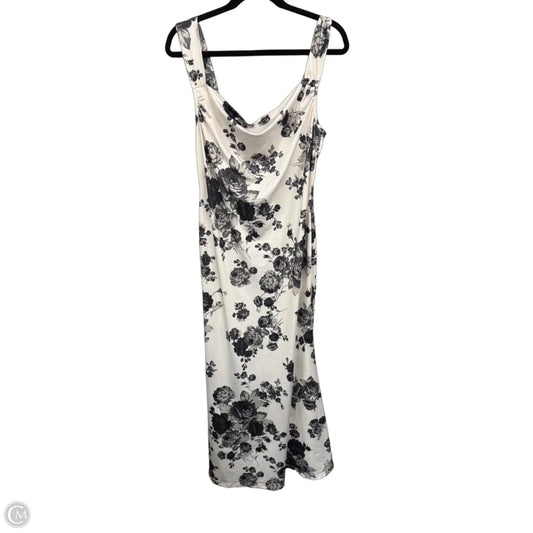 Dress Casual Maxi By Shein In Floral Print, Size: 1x
