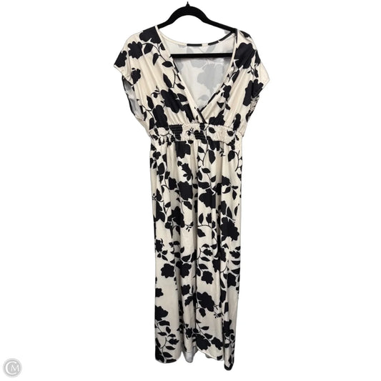 Dress Casual Maxi By Shein In Floral Print, Size: Xl