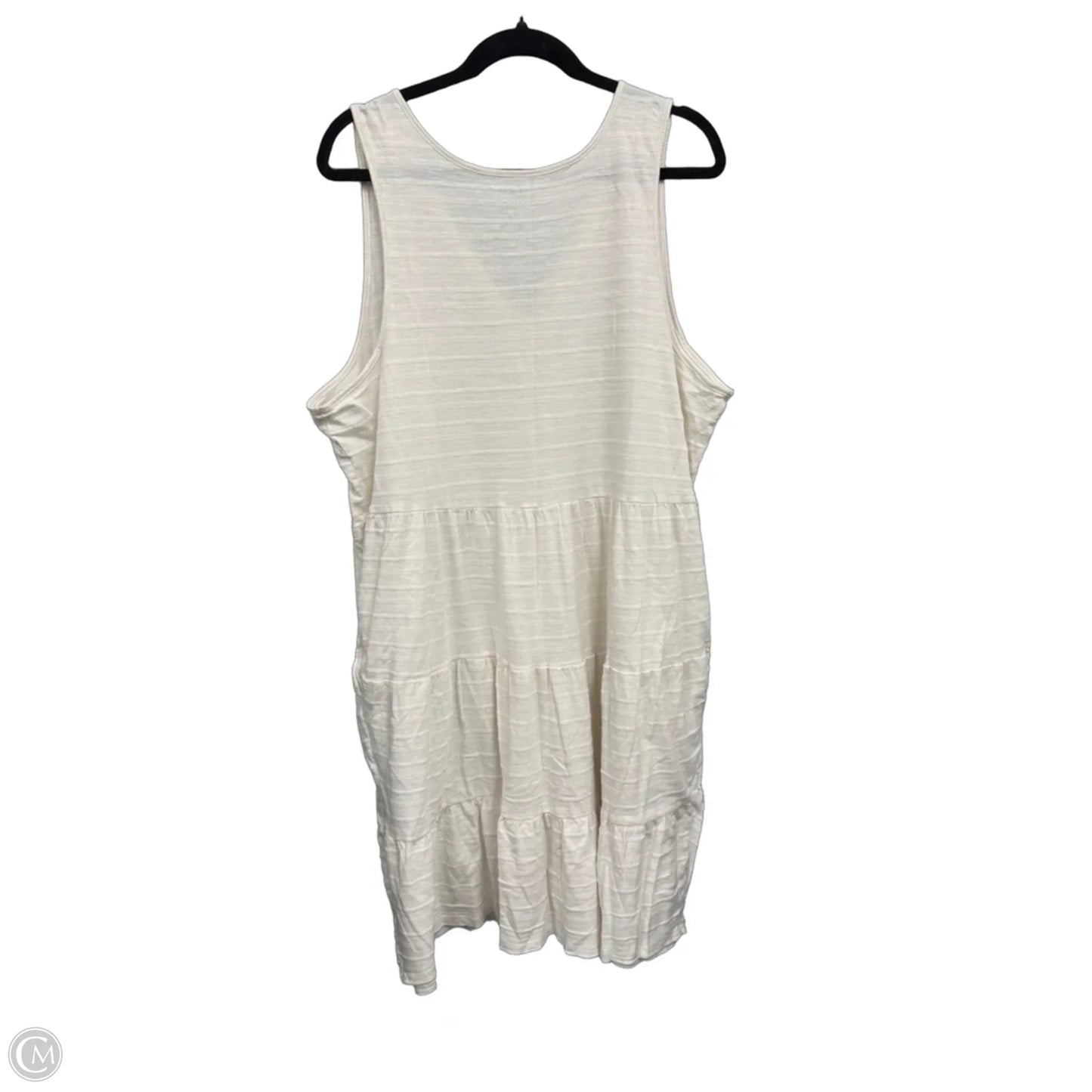 Dress Casual Short By Sonoma In Cream, Size: Xxl